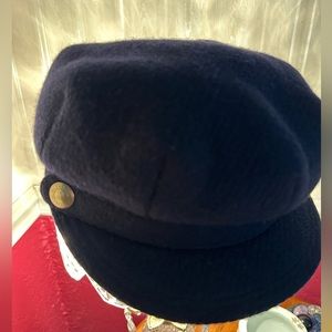 Coach P/S Navy Blue women’s wool hat